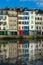 Old colorful houses of `Le Petit Bayonne` district along the river Nive, Bayonne, France