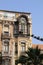 Old colorful and vintage facade in Cartagena