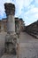 Old Columns in the Capernaum Synagogue