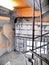 Old concrete stairs loft