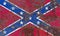 Old Confederate Navy Jack grunge background flag