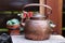 Old Copper Tea Pot in a Summer Cottage