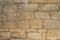 Old coquina Stone wall texture or background