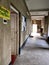 Old corridors of a school in Joygopalpur town of West Bengal, India- 9th Feb 2018