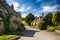 Old cotswold stone houses in Icomb