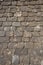 Old Cotswold stone roof tiles full frame background