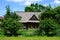 Old cottage, rural landscape