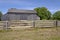 Old country barn and fence Oregon.