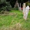 Old country churchyard, graveyard UK.