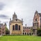 Old court of Pembroke College in the University of Cambridge