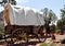 Old covered wagon days of pioneers