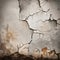 Old and cracked weathered wall - ai generated image