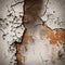 Old and cracked weathered wall - ai generated image