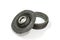 Old crankshaft pulley on white background, isolated, Car maintenance service