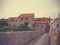 Old Croatian Coastal Town Stari Grad on Hvar Island; Retro Style