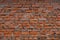 Old crooked brick walls