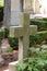 Old cross gravestone