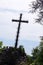 Old cross, hilltop, Rocamadour, France