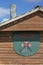 Old Crow, Yukon Territorry, Canada. 7/15/2016. Detail of the emblem of the Canadian Rangers at historical cabin.