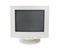 Old Crt Monitor Display isolated white background