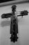 An old crucifix in a catholic church on the island of Malta.