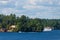 Old cruise ship on Lake Muskoka