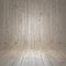 Old curved wooden background / Grungy old curved wooden interior, texture with copy space