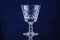 Old cut glass lead crystal goblet