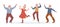 Old dancing people. An elderly man and woman senior age person dance. Happy active elderly couple on music party together and