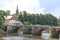 The old Dee Bridge . Chester. England