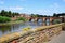 Old Dee Bridge and River Dee, Chester.