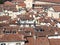 old dense urban development in Bergamo town