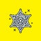 Old Deputy Sheriff badge icon