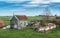 An old derelict barn on the island of Marken in the Netherlands