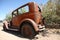 Old destroy abandoned american car, USA