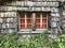 Old destroyed mountain cottage in Switzerland