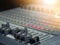 Old digital mixing console background