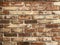 Old dilapidated brick wall. Vintage grunge background