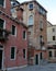 Old Dilapidated buildings on Corte de l Anatomia O Fiorenzuola, Venice
