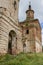 Old, dilapidated Trinity Church. Russia, Kotlas.