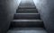 Old dirty concrete stairs to light.The way to success. 3d render