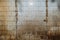 Old dirty and rusty tiled grunge wall