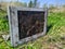 old and dirty tube tv outdoors close up photo