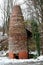 Old discarded lime kiln with access ramp, VendrynÄ›, North Moravia, Czech Republ