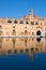 The old dock building at Bormla (Cospicua) waterfront. Malta.