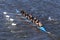 Old DominionCrew races in the Head of Charles Regatta Men`s Youth Eight