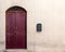 Old door in a alley