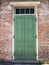 Old door of a house in the frenc quarter, New Orleans, Louisiana, USA