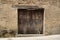 Old Door of a House in a Village in Spain