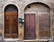 Old door in italy land europe architecture and wood the historic